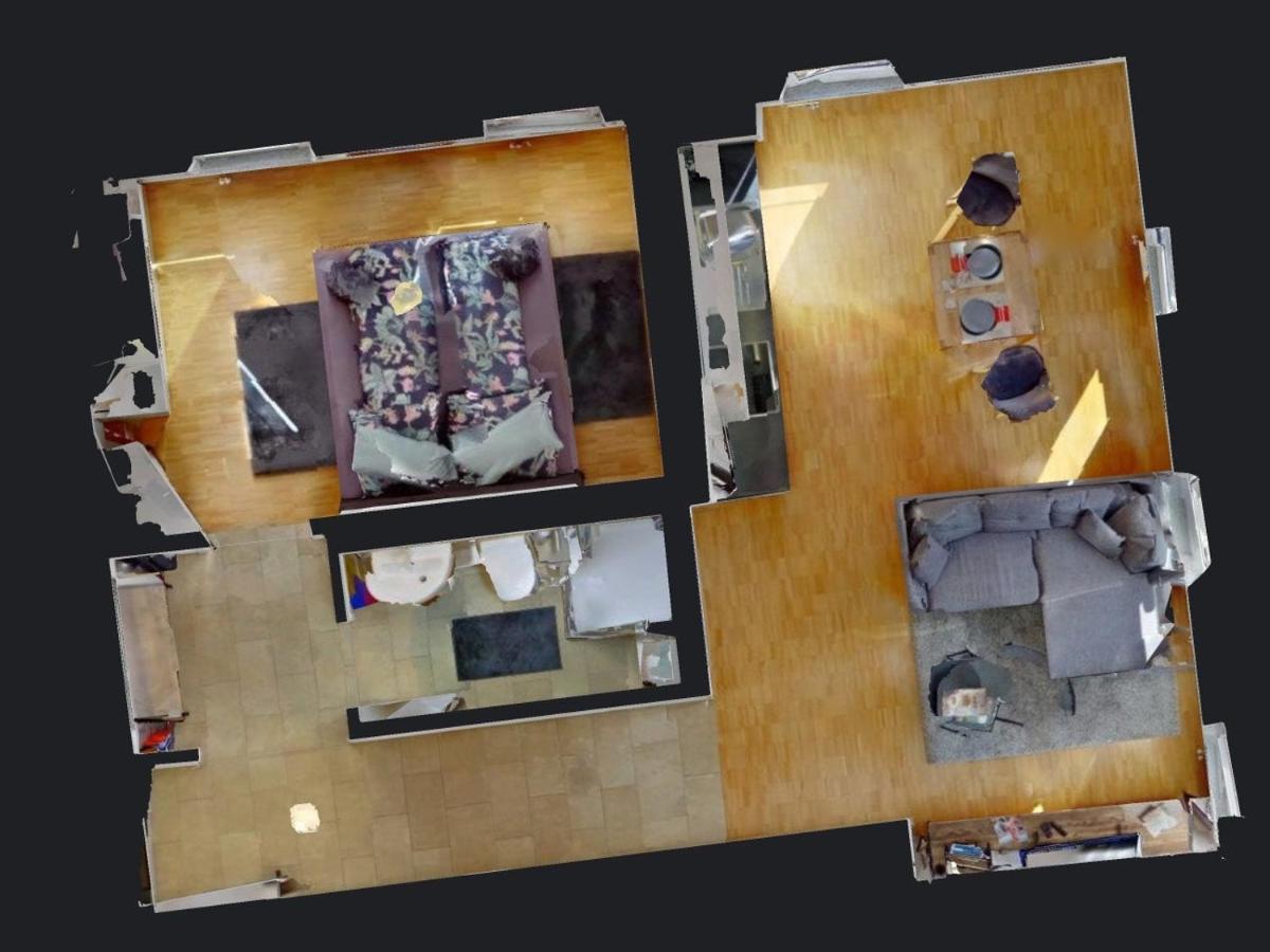 Zentrale Ferienwohnung In Aalen City Mit 4-Sternen Esterno foto